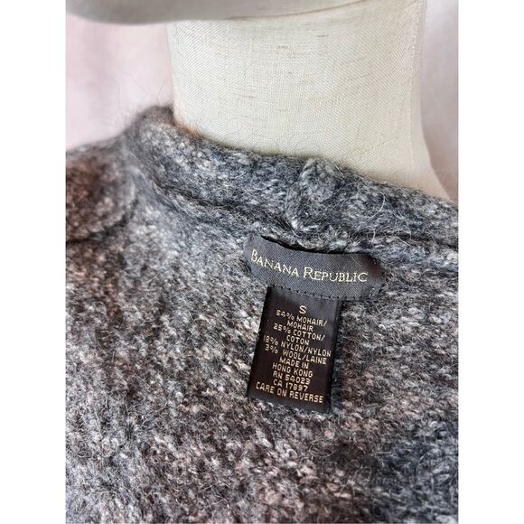 Y2K Gray Mohair & Angora Wool Blend Sweater - Picture 8 of 10